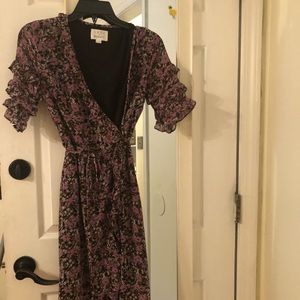 Purchased at Bloomingdales. Wrap maxi dress